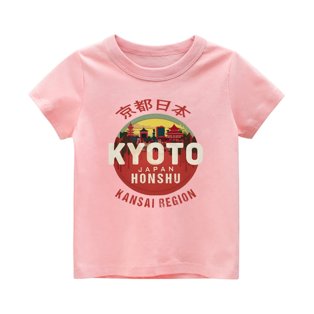 Kyoto Vintage Kids Cotton T-shirt