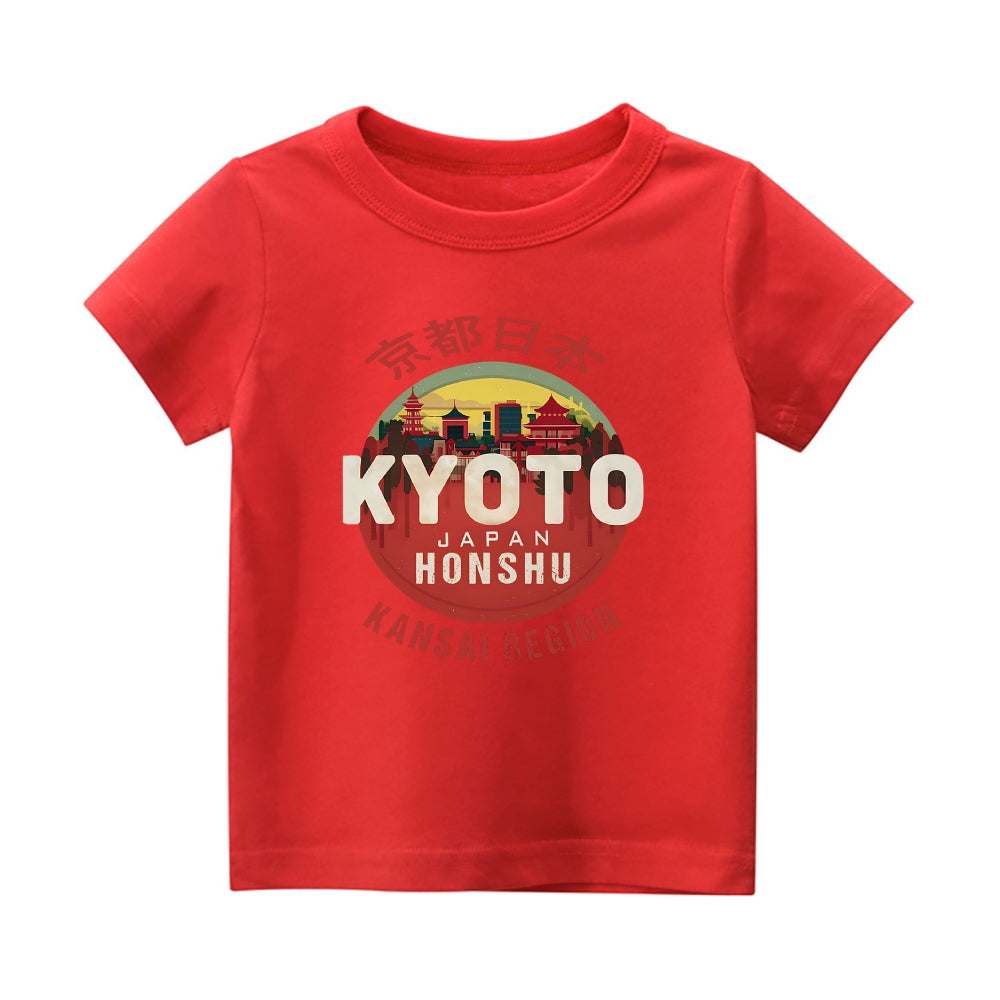 Kyoto Vintage Kids Cotton T-shirt