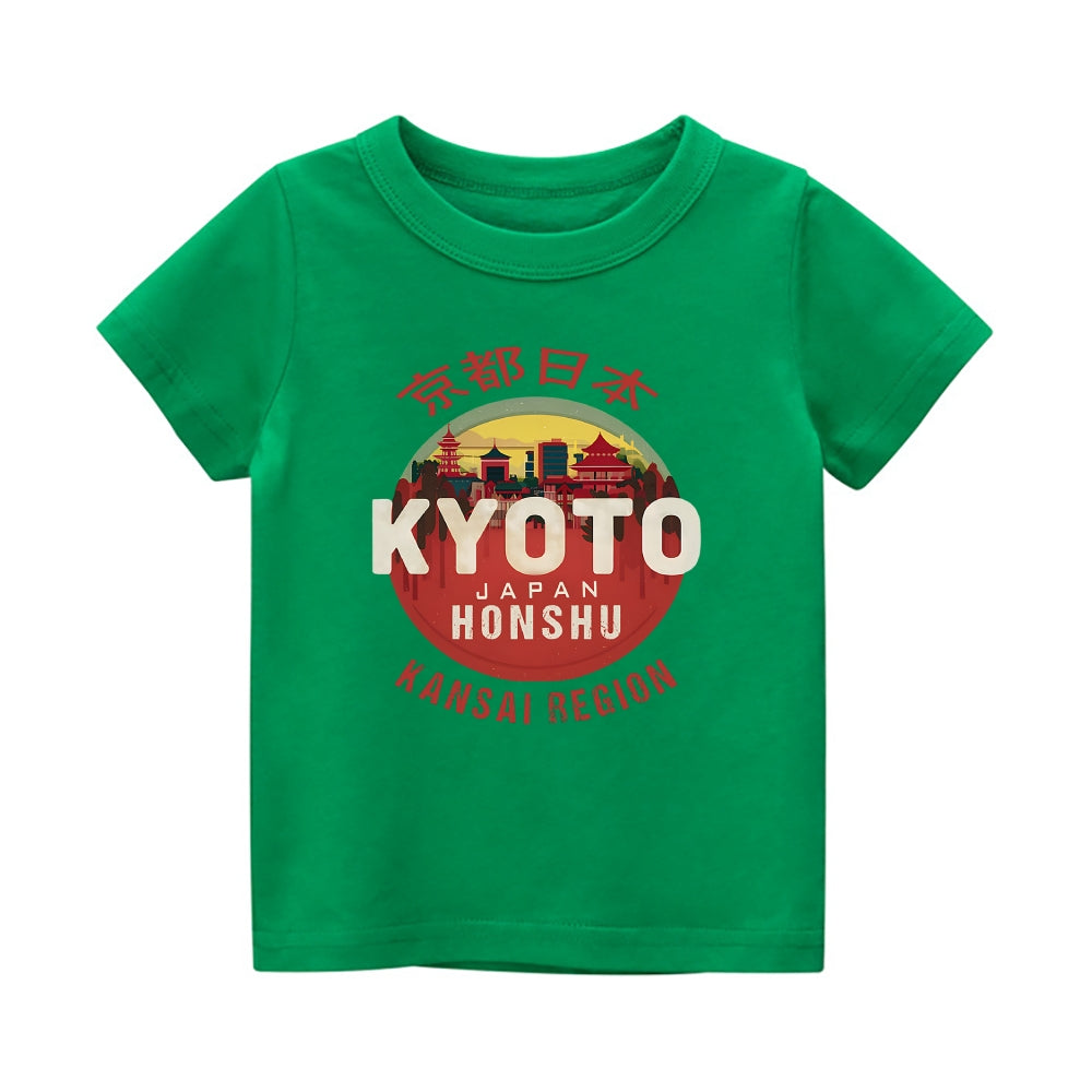 Kyoto Vintage Kids Cotton T-shirt