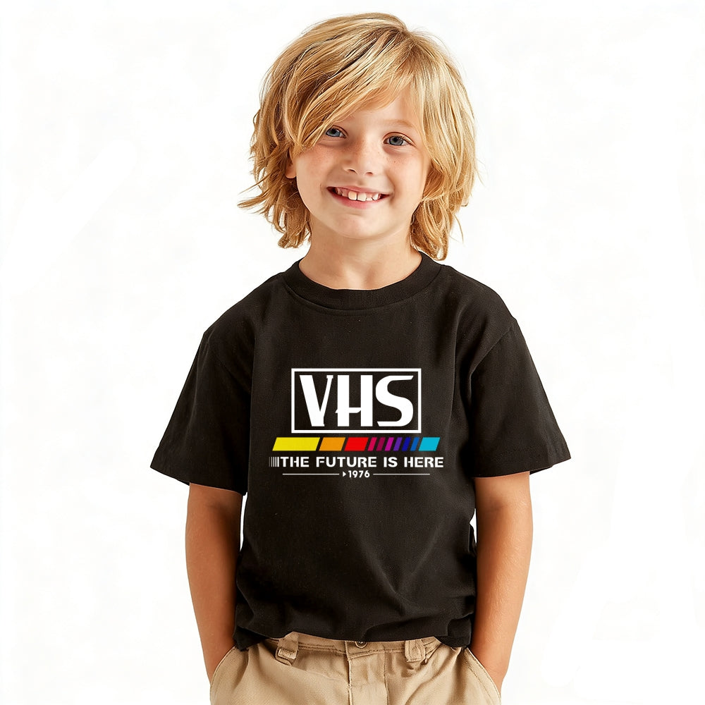 VHS Vintage Kids Cotton T-shirt