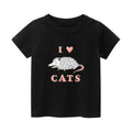 Cats Vintage Kids Cotton T-shirt