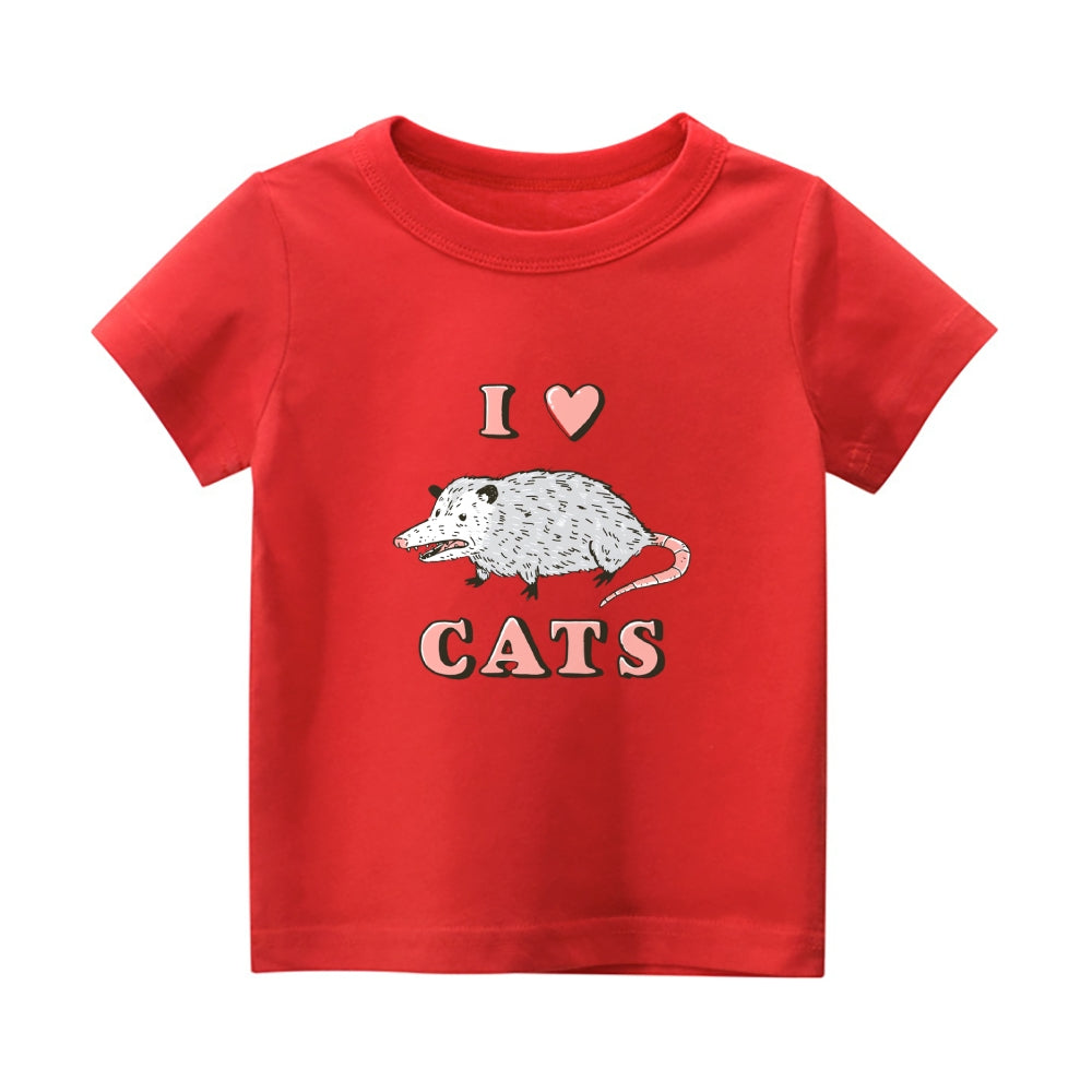 Cats Vintage Kids Cotton T-shirt