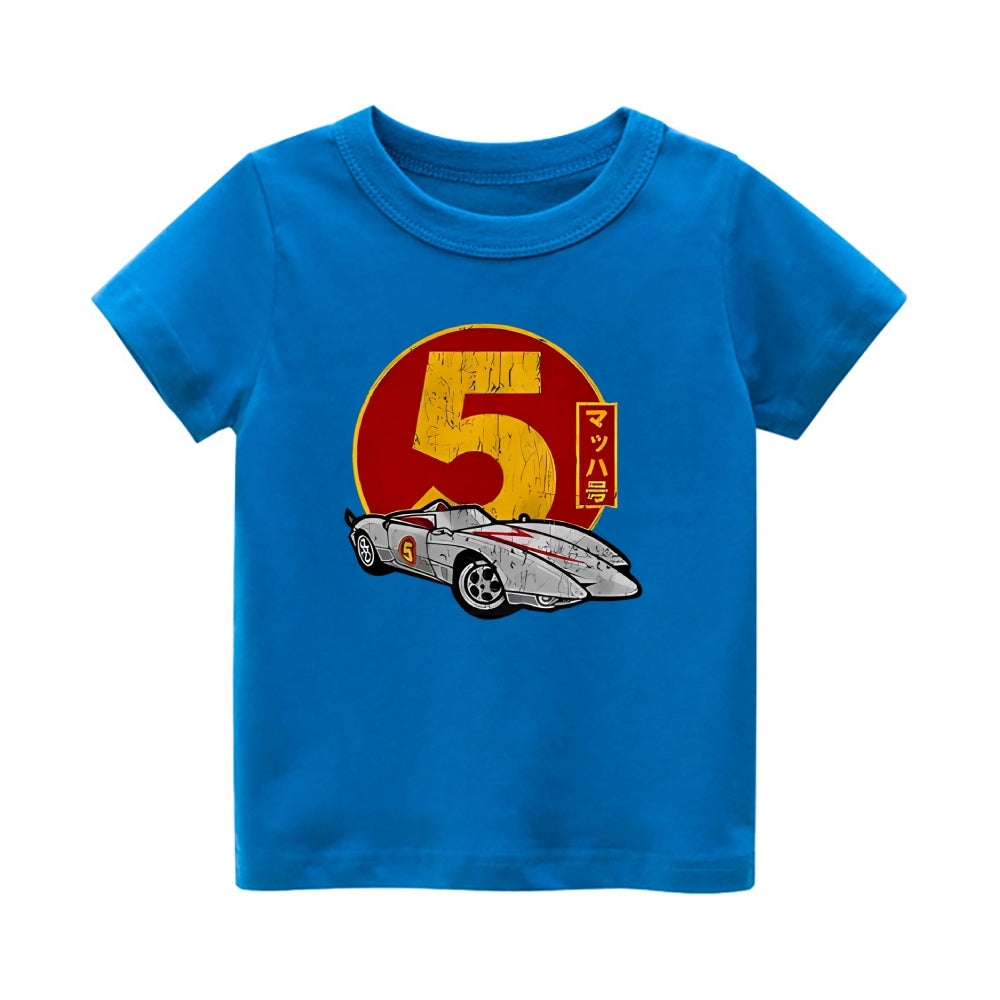 Speed Racer Vintage Kids Cotton T-shirt