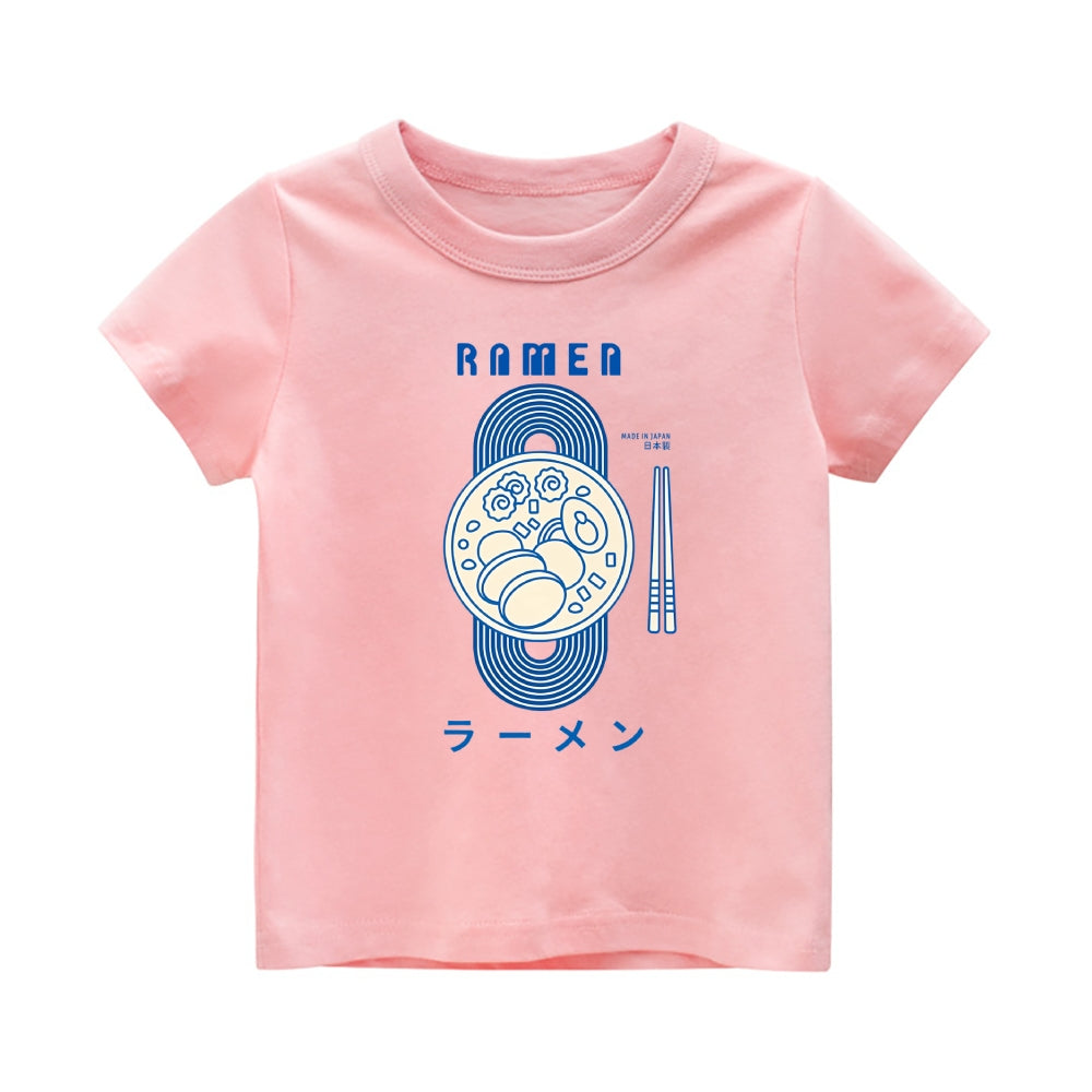 Ramen Vintage Kids Cotton T-shirt