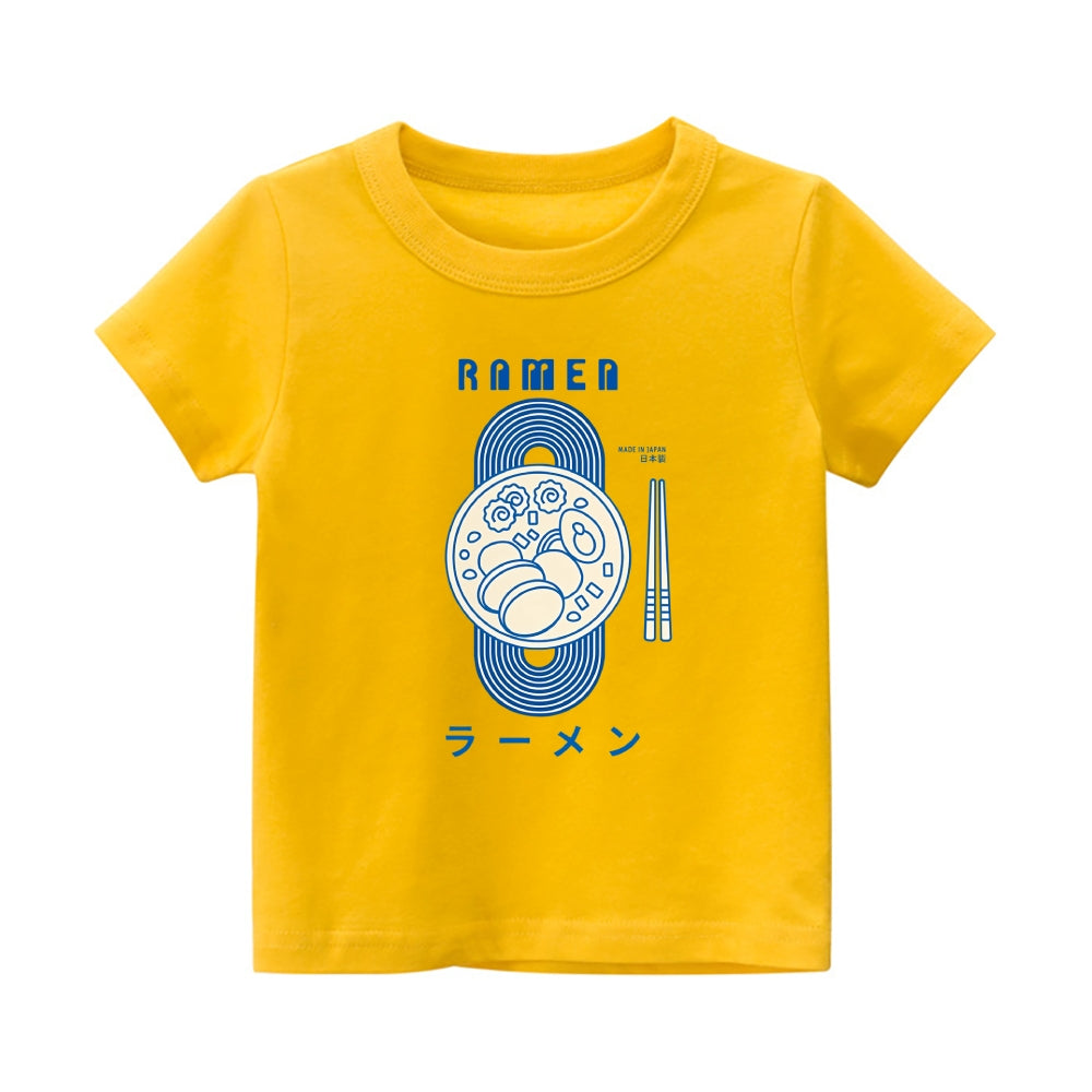 Ramen Vintage Kids Cotton T-shirt