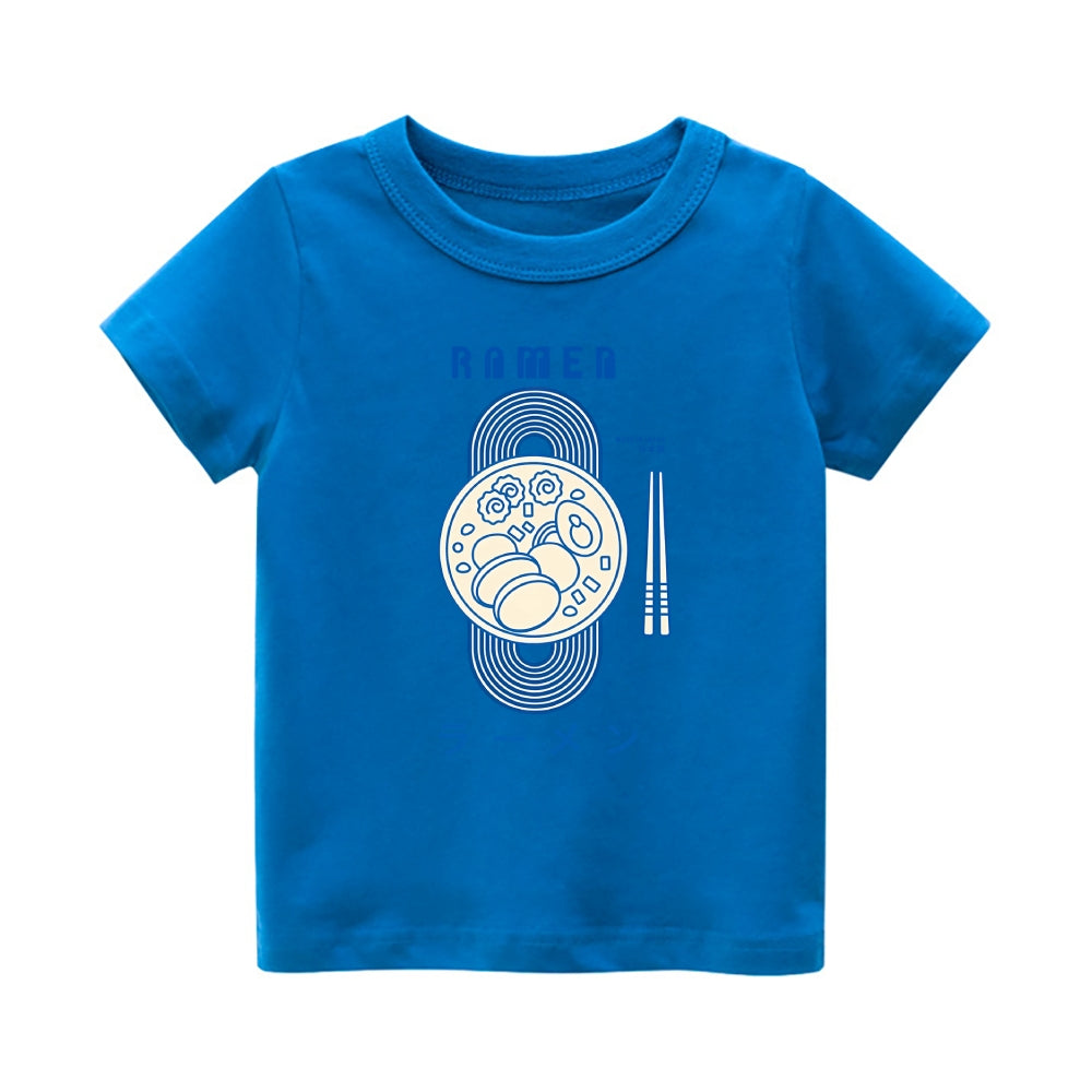 Ramen Vintage Kids Cotton T-shirt