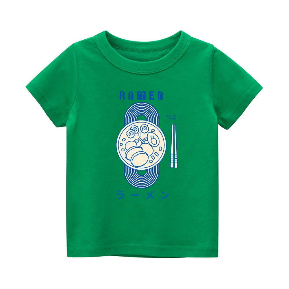 Ramen Vintage Kids Cotton T-shirt