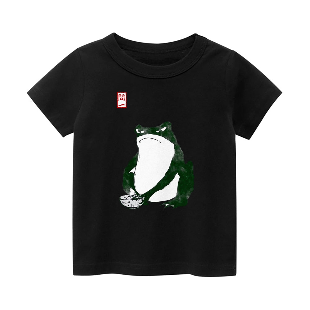 Frog  Vintage Kids Cotton T-shirt