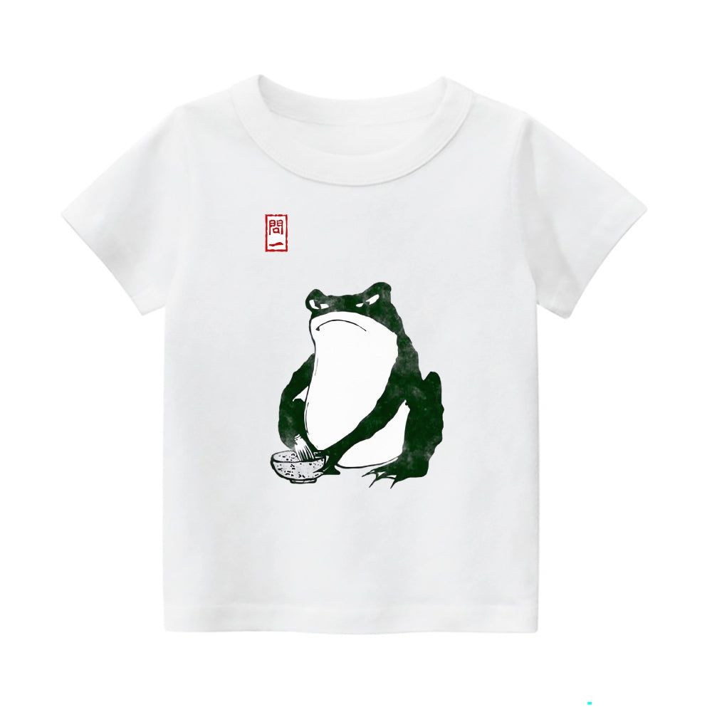 Frog  Vintage Kids Cotton T-shirt