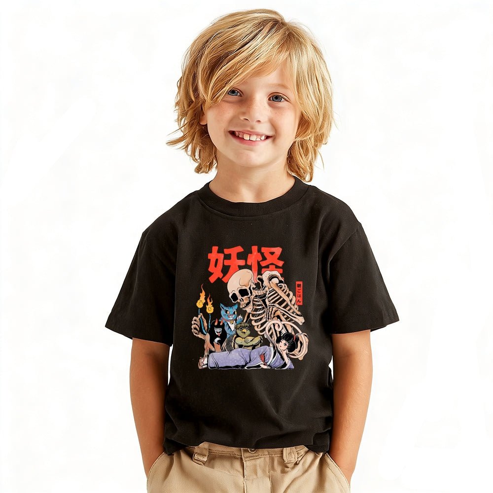 Yokai Vintage Kids Cotton T-shirt