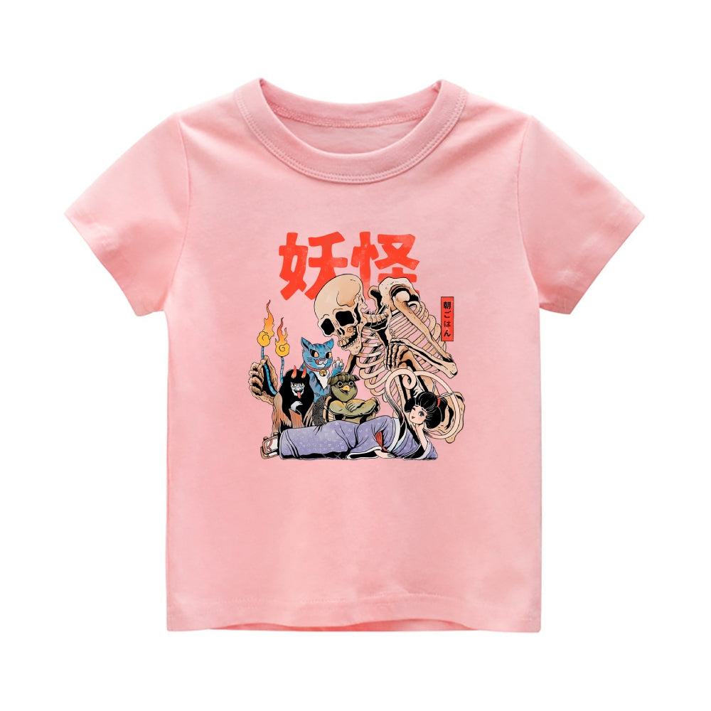 Yokai Vintage Kids Cotton T-shirt