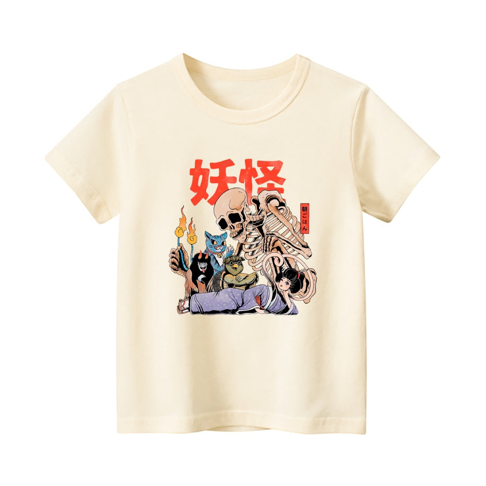 Yokai Vintage Kids Cotton T-shirt