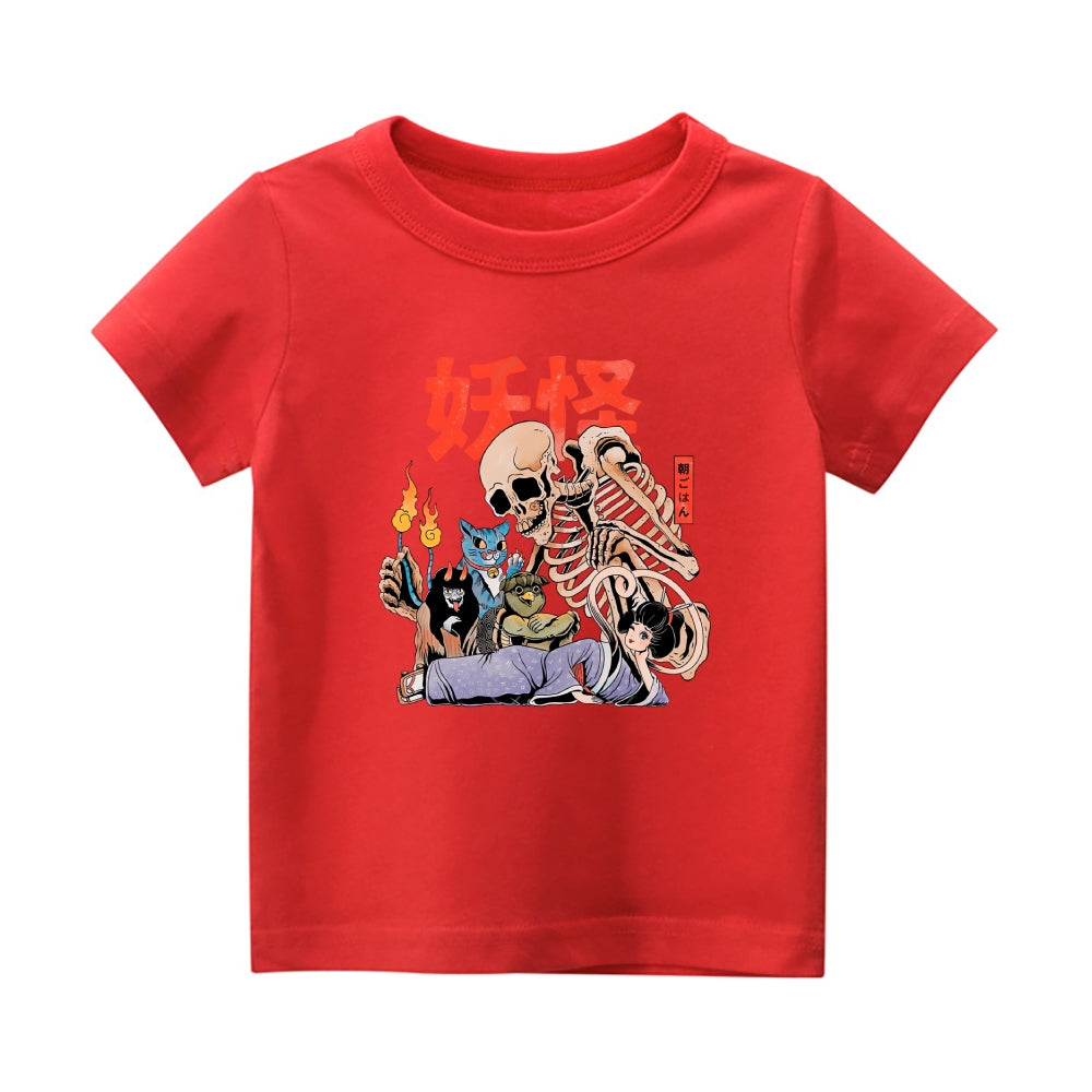 Yokai Vintage Kids Cotton T-shirt