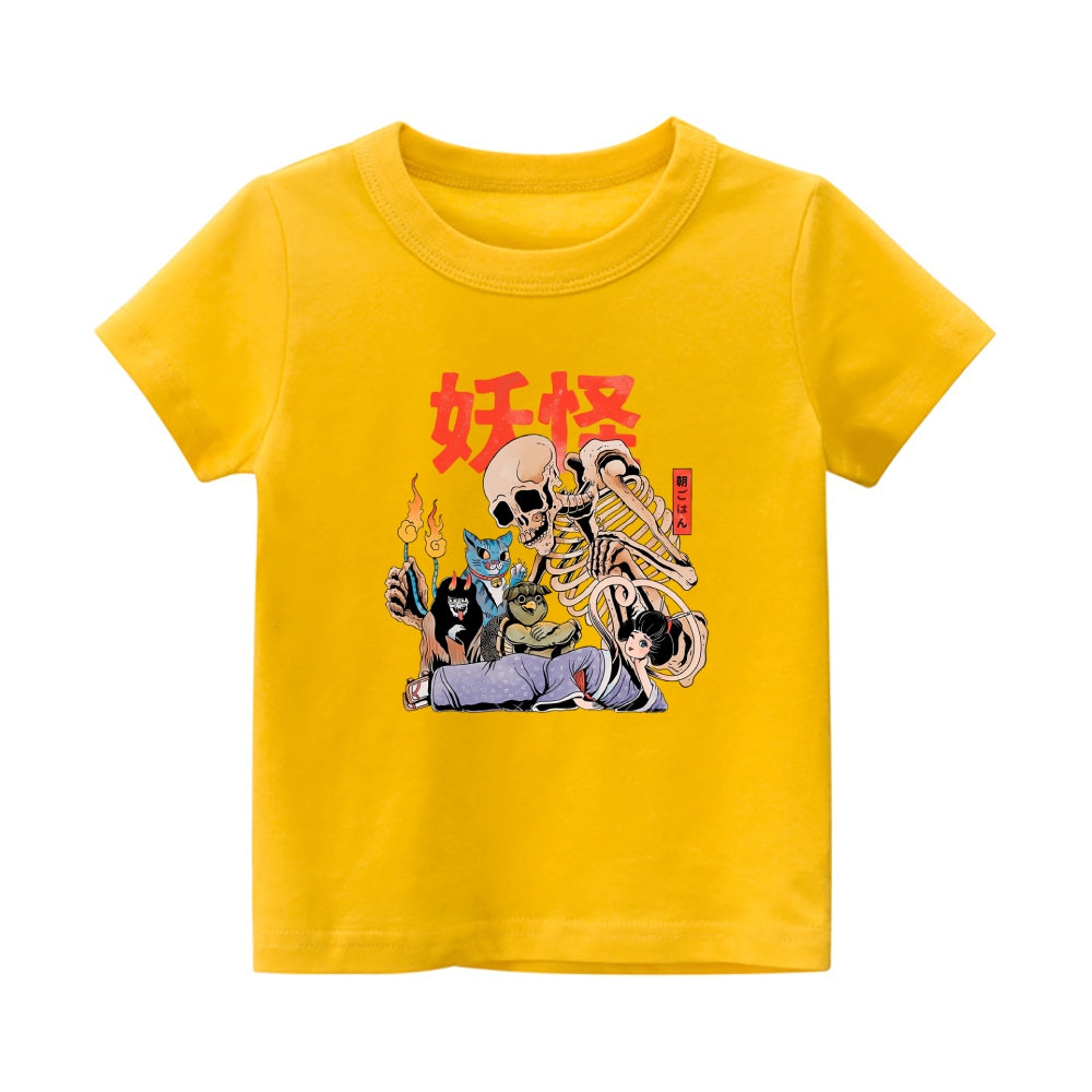 Yokai Vintage Kids Cotton T-shirt