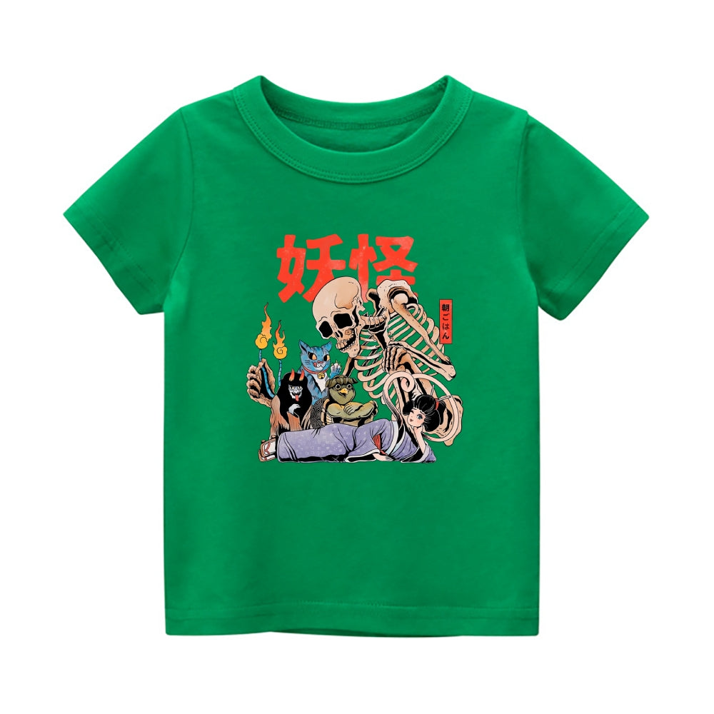 Yokai Vintage Kids Cotton T-shirt