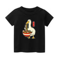 Goose Ramen Vintage Kids Cotton T-shirt