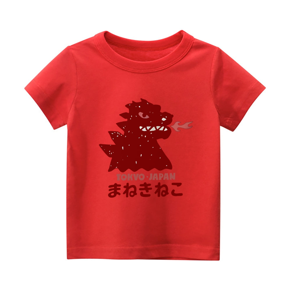 Kaiju Vintage Kids Cotton T-shirt