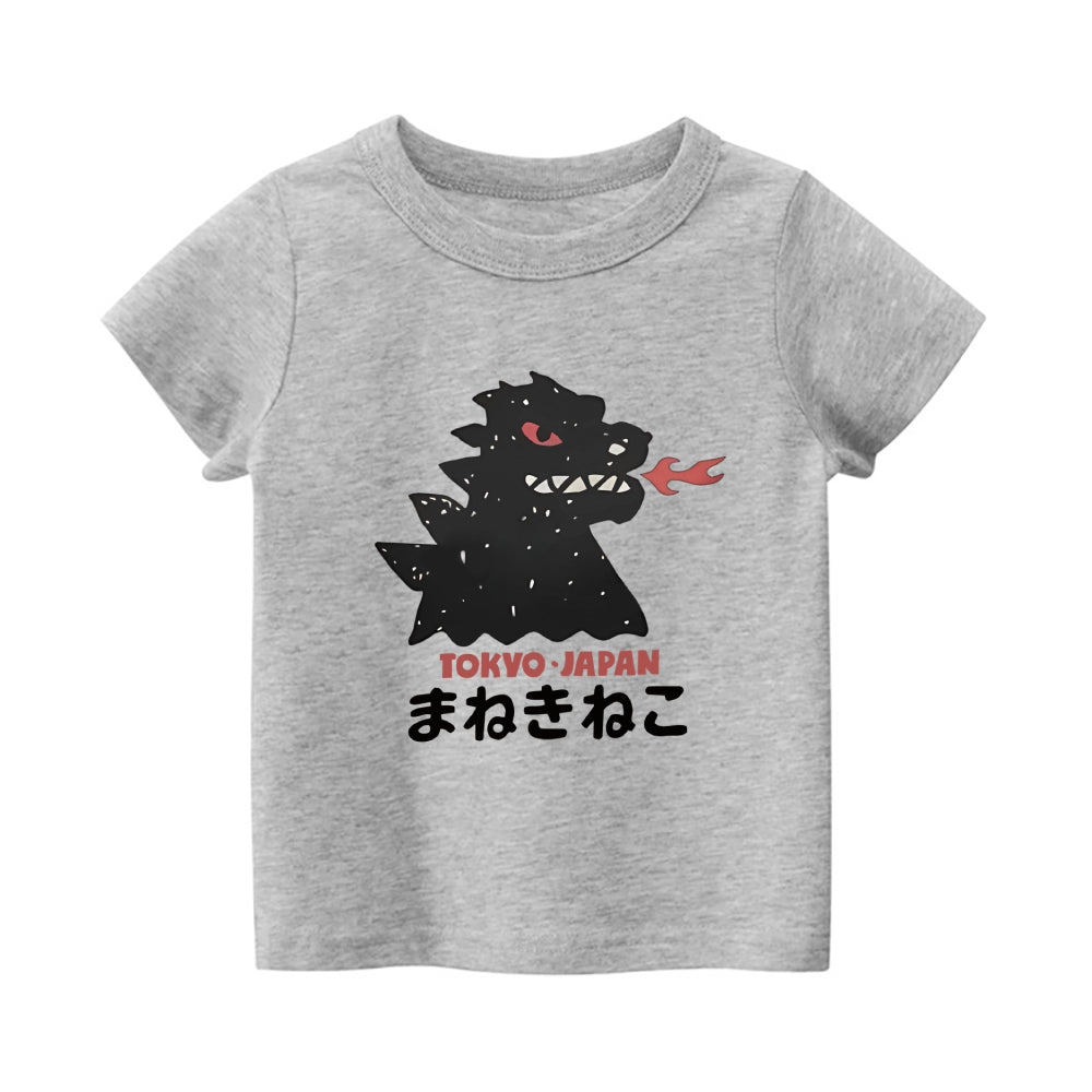 Kaiju Vintage Kids Cotton T-shirt