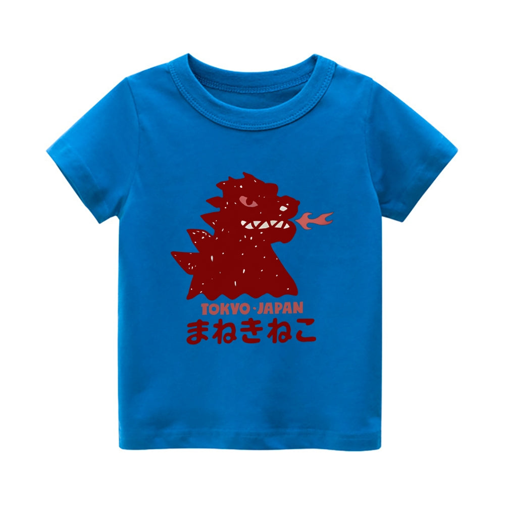 Kaiju Vintage Kids Cotton T-shirt