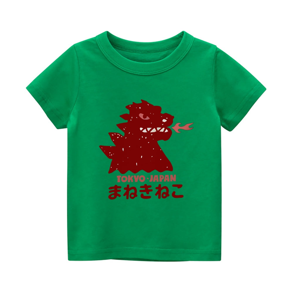 Kaiju Vintage Kids Cotton T-shirt