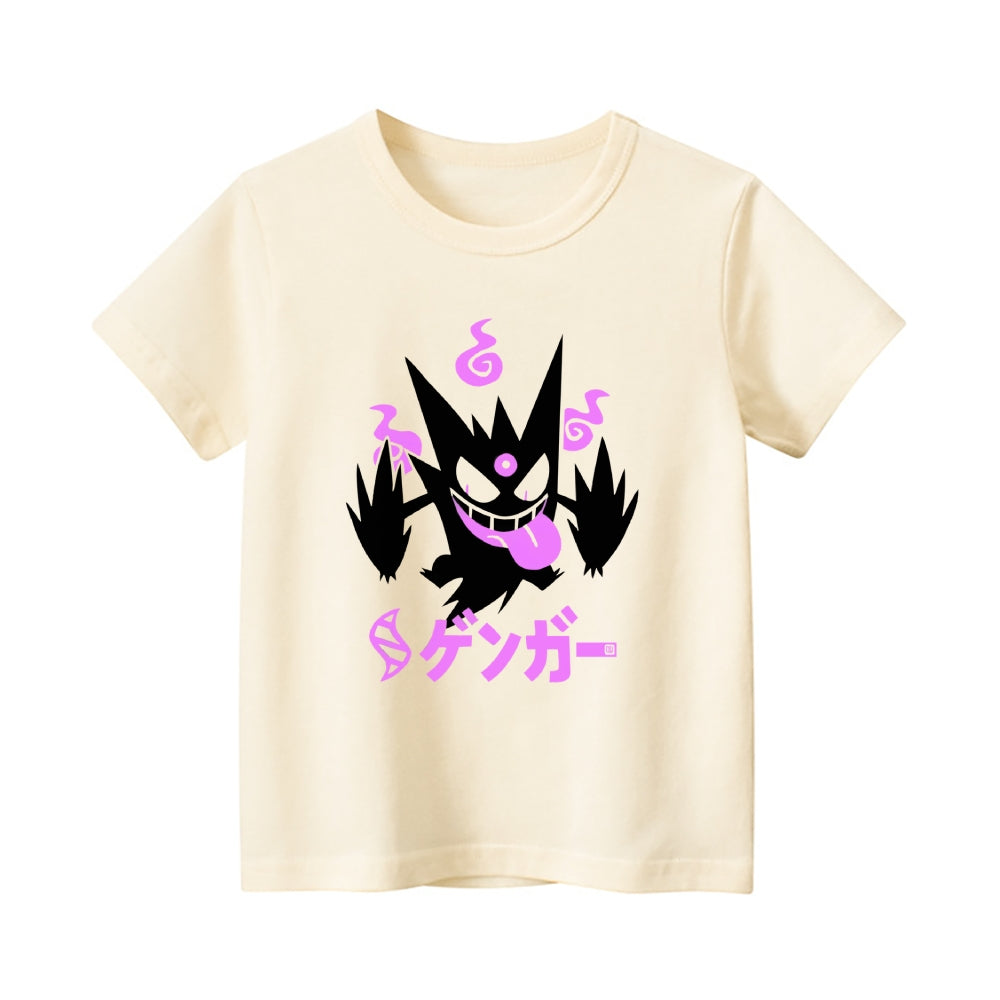 Gengar Vintage Kids Cotton T-shirt