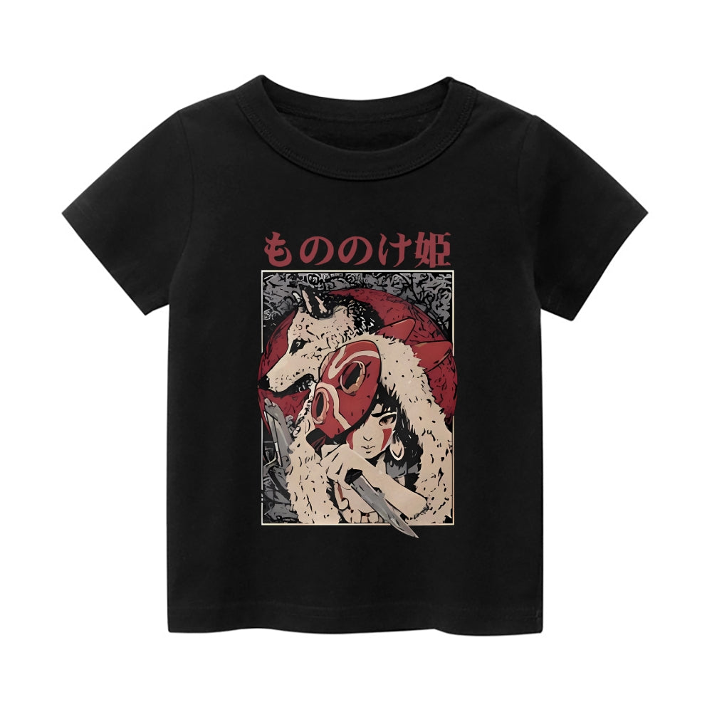 Ghibli Vintage Kids Cotton T-shirt