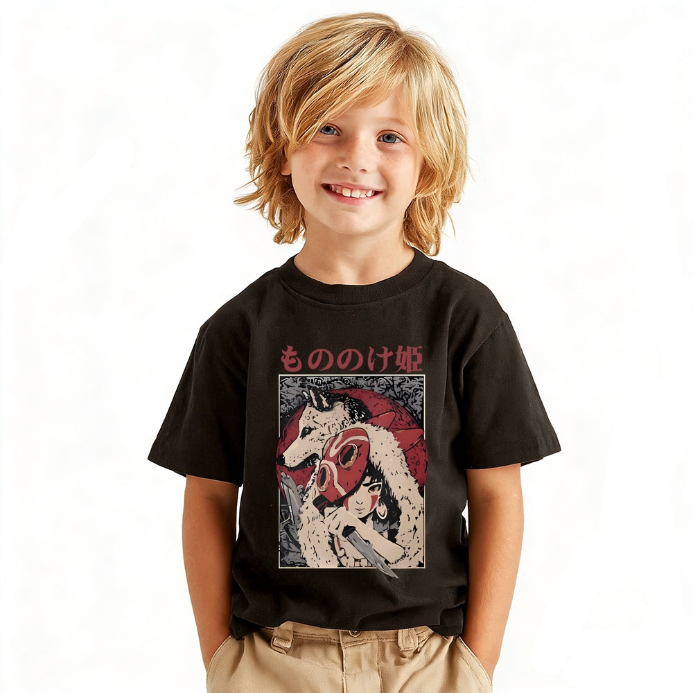 Ghibli Vintage Kids Cotton T-shirt