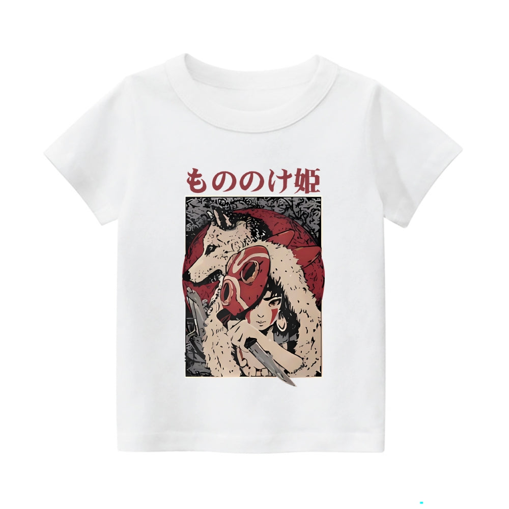 Ghibli Vintage Kids Cotton T-shirt