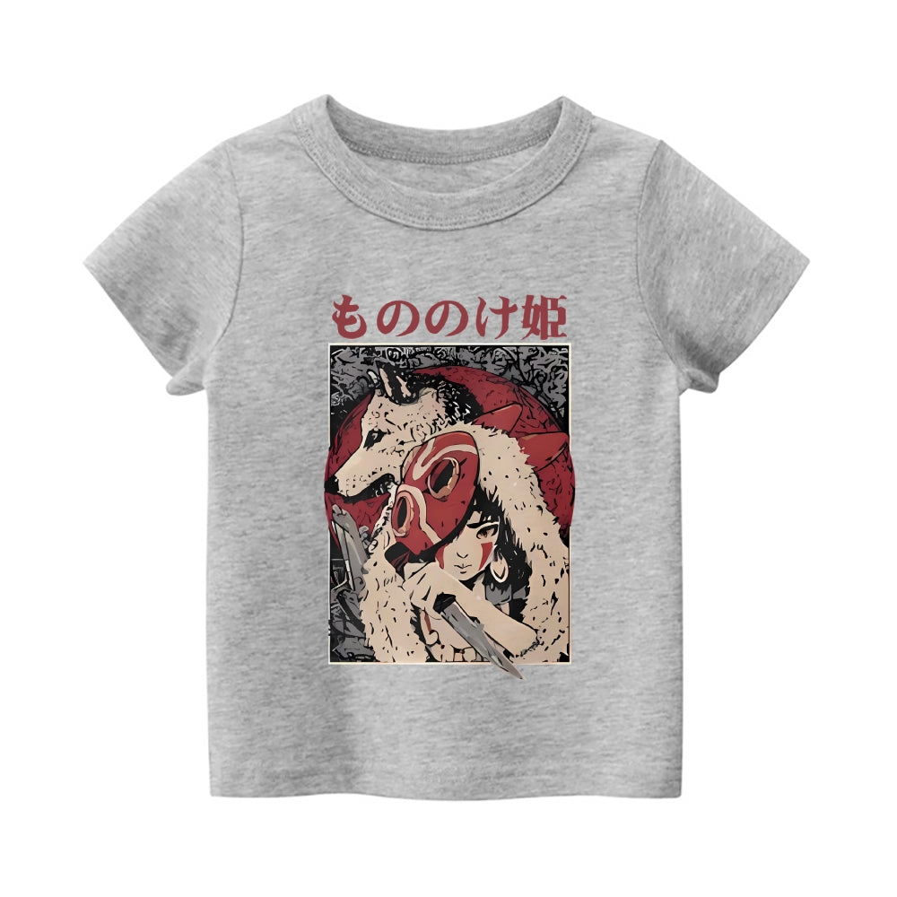 Ghibli Vintage Kids Cotton T-shirt