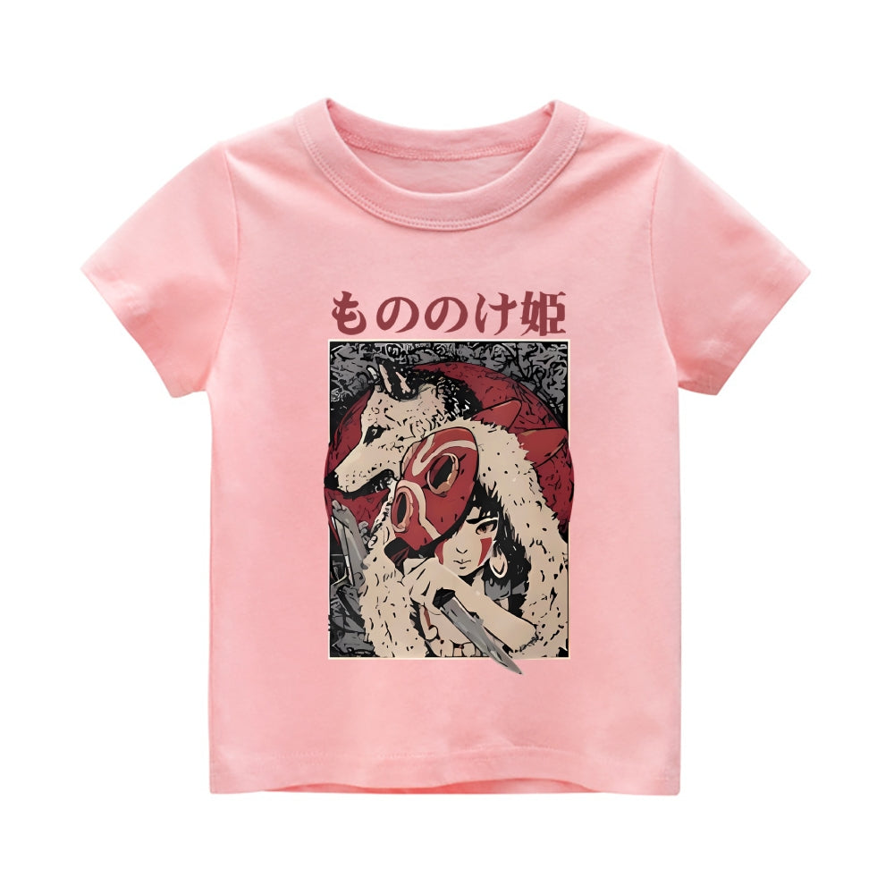 Ghibli Vintage Kids Cotton T-shirt