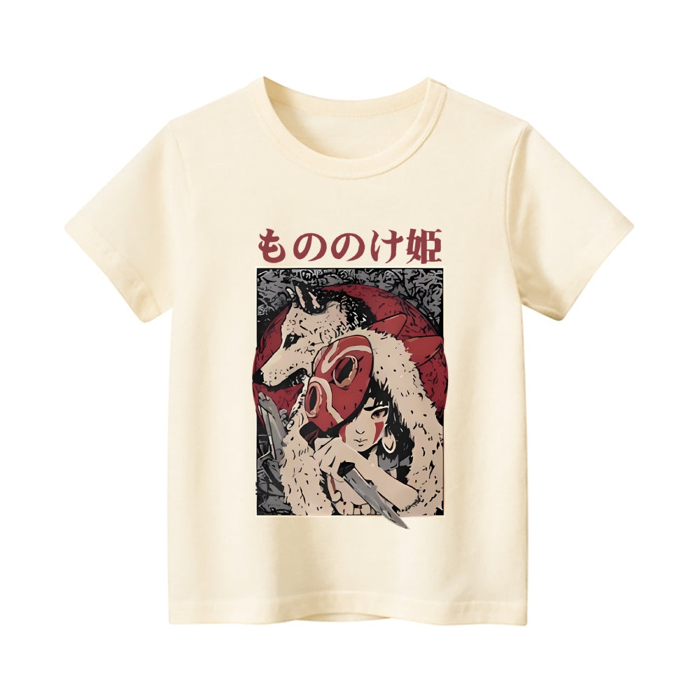 Ghibli Vintage Kids Cotton T-shirt