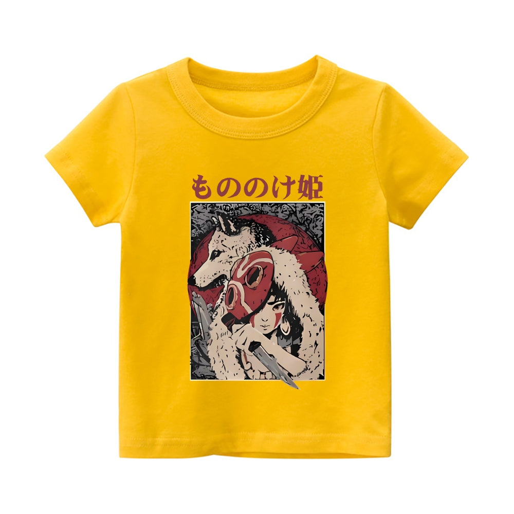 Ghibli Vintage Kids Cotton T-shirt