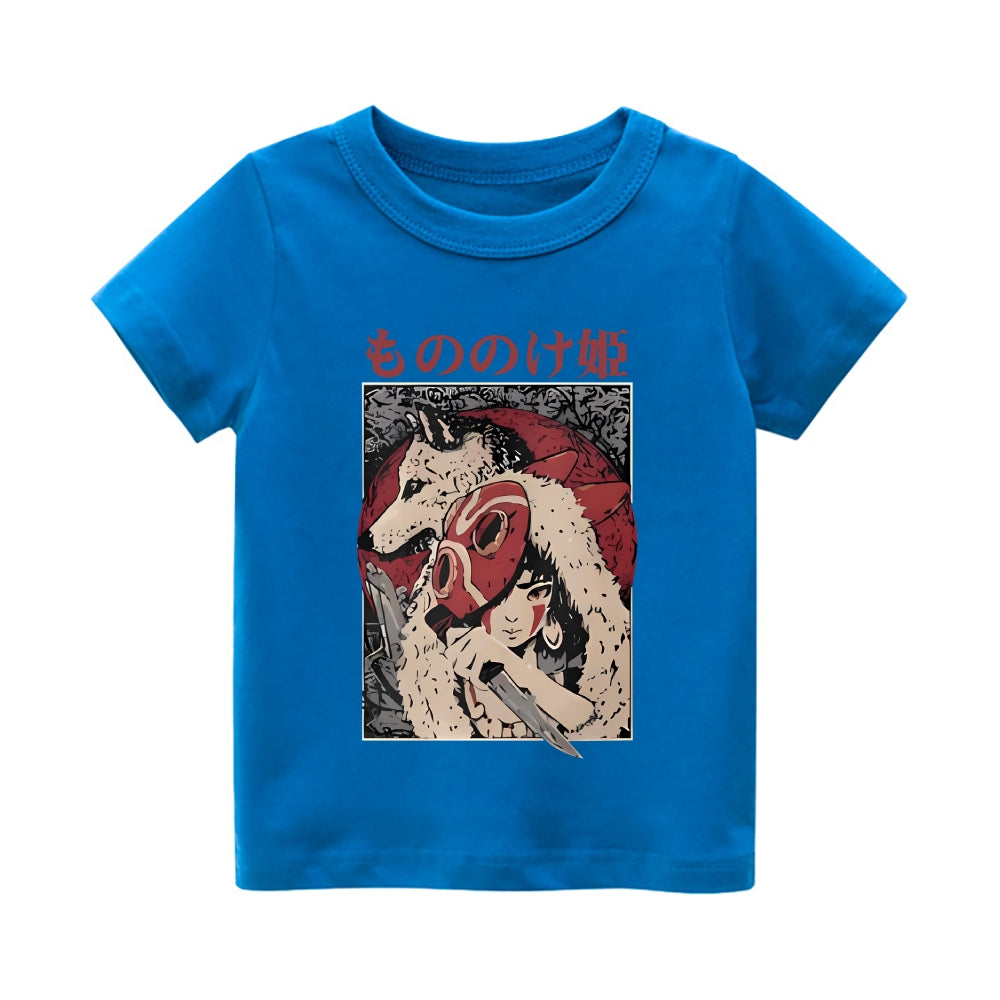 Ghibli Vintage Kids Cotton T-shirt