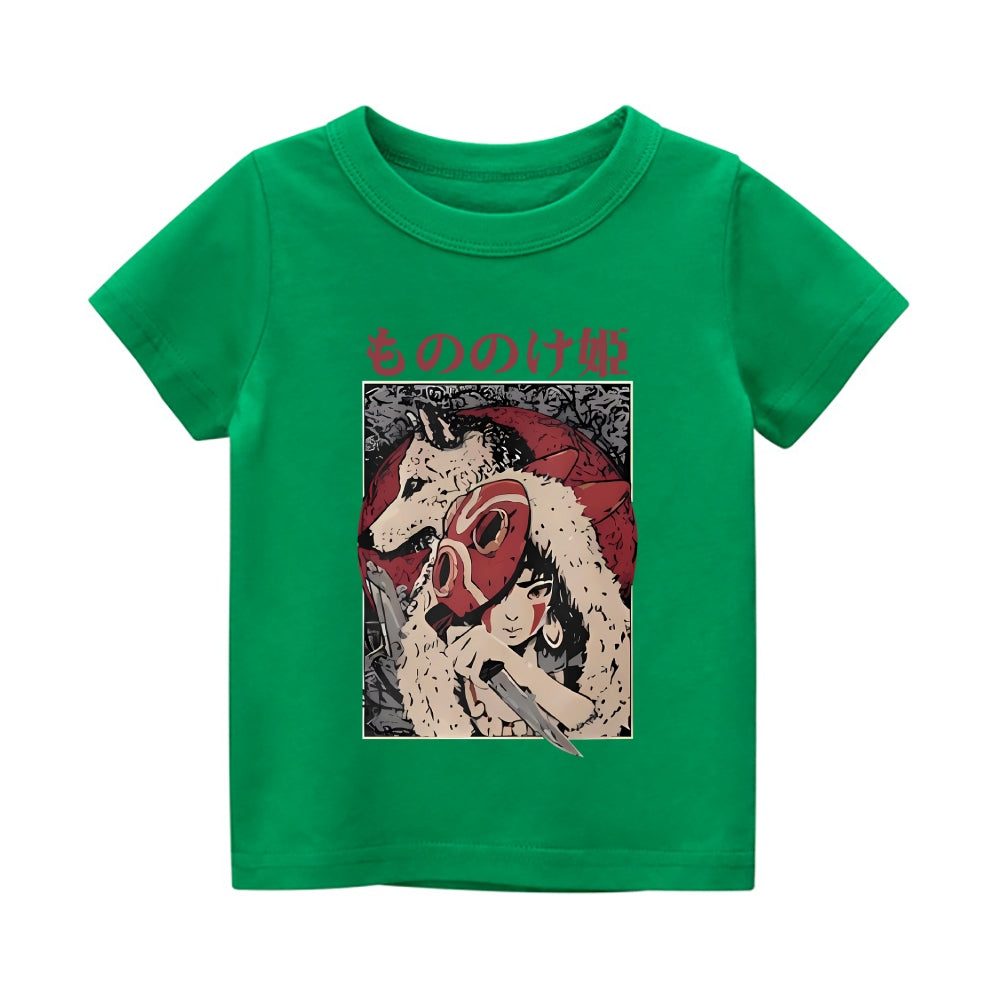 Ghibli Vintage Kids Cotton T-shirt