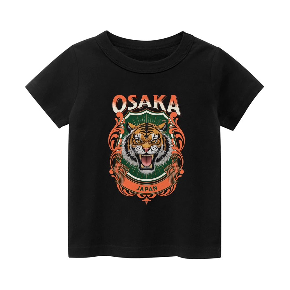 Osaka Tiger Vintage Kids Cotton T-shirt