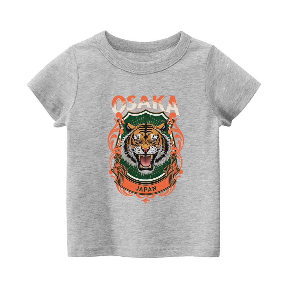 Osaka Tiger Vintage Kids Cotton T-shirt