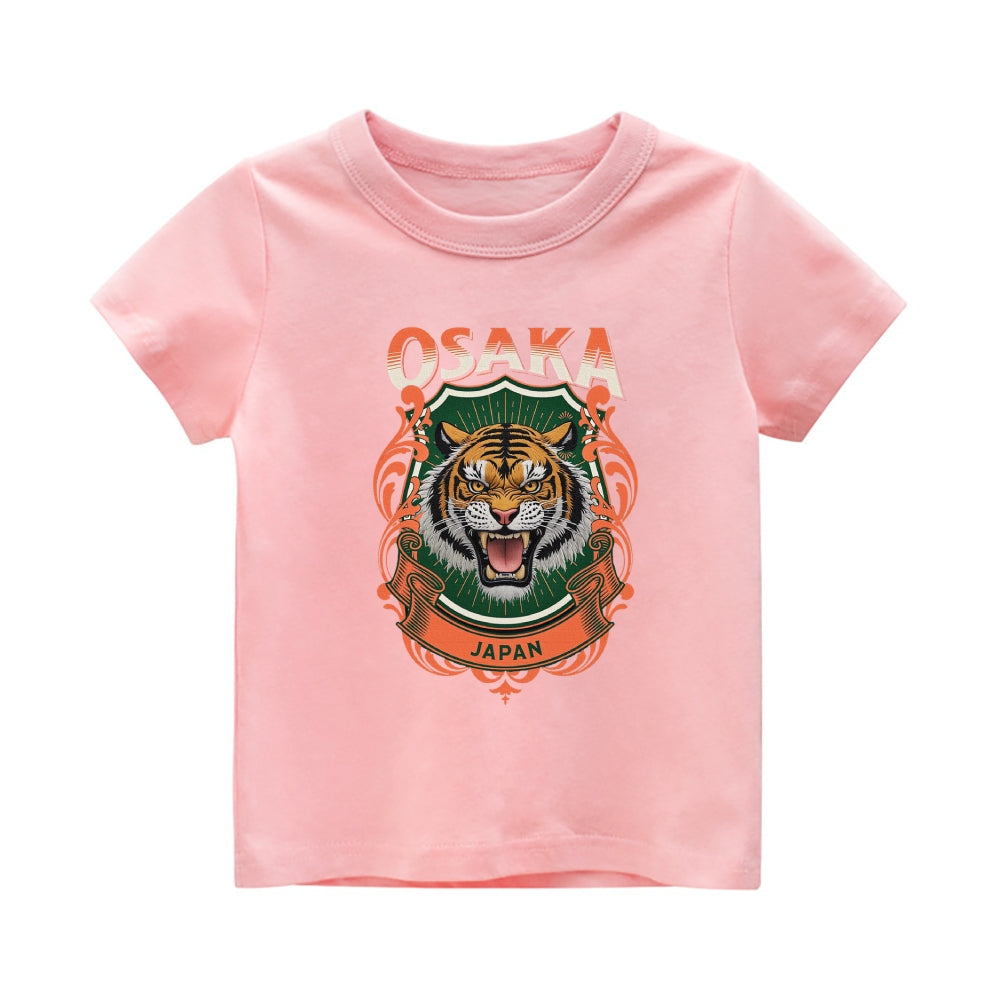 Osaka Tiger Vintage Kids Cotton T-shirt