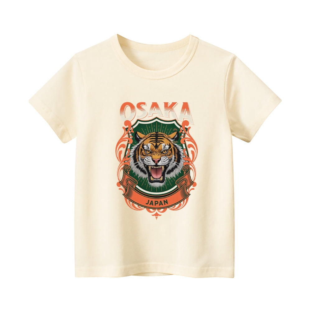 Osaka Tiger Vintage Kids Cotton T-shirt