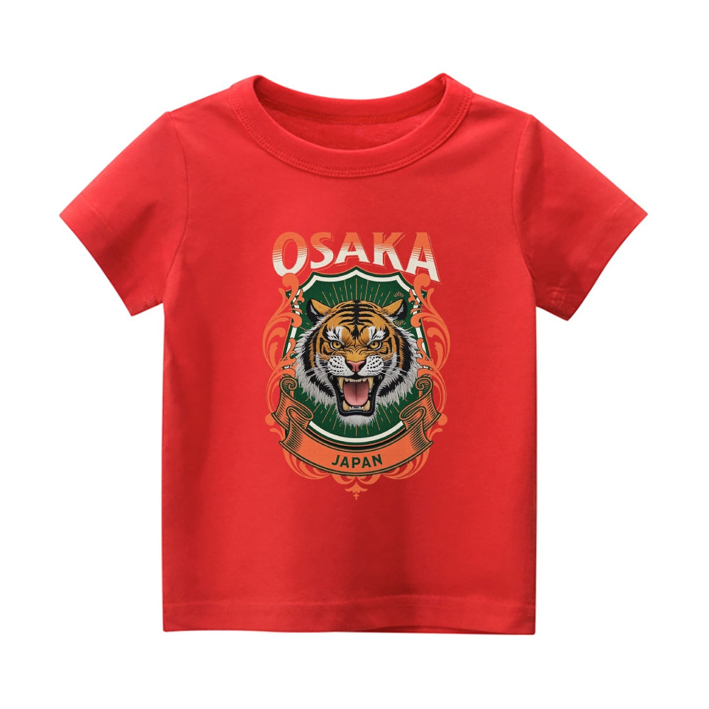 Osaka Tiger Vintage Kids Cotton T-shirt