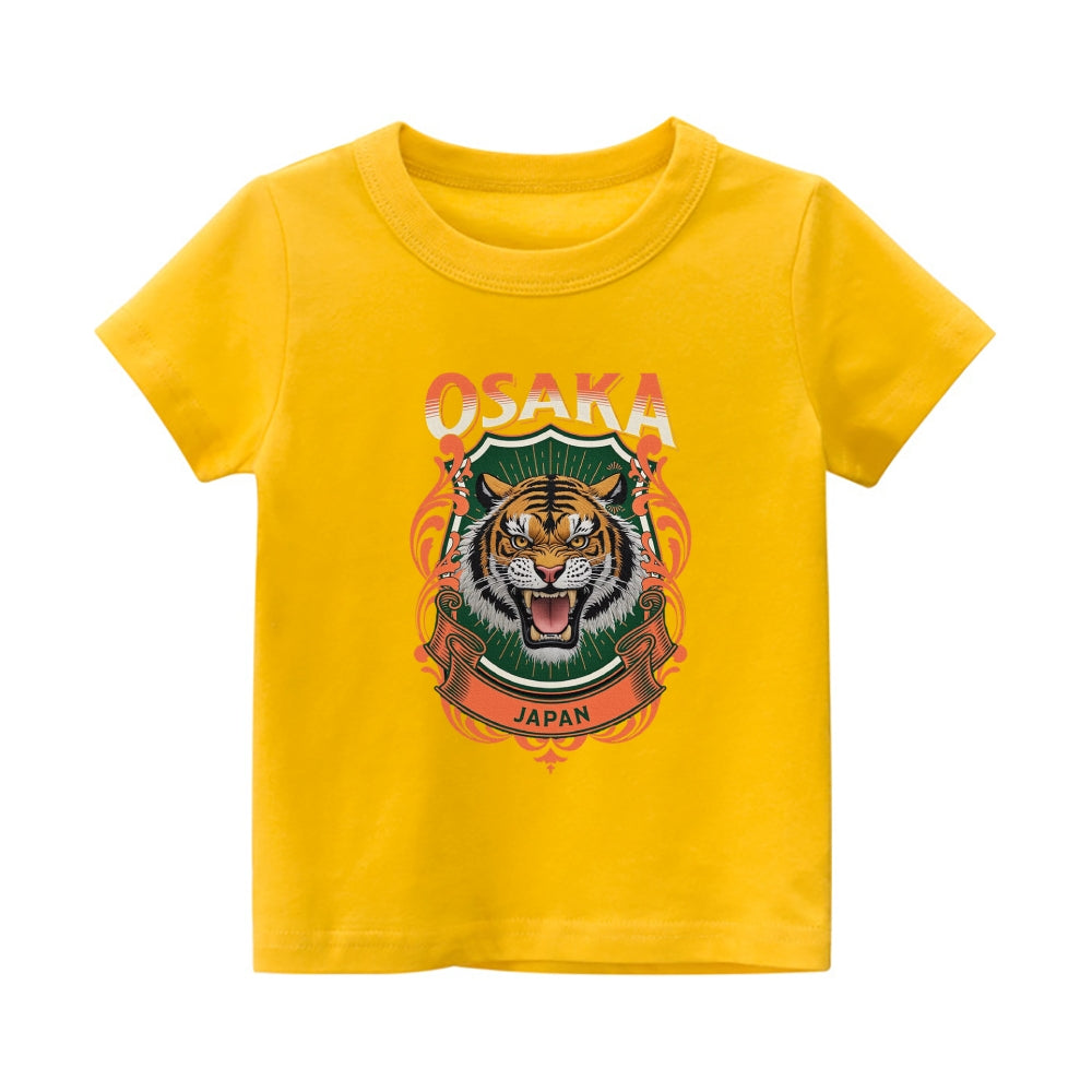 Osaka Tiger Vintage Kids Cotton T-shirt