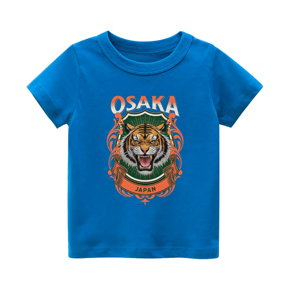 Osaka Tiger Vintage Kids Cotton T-shirt