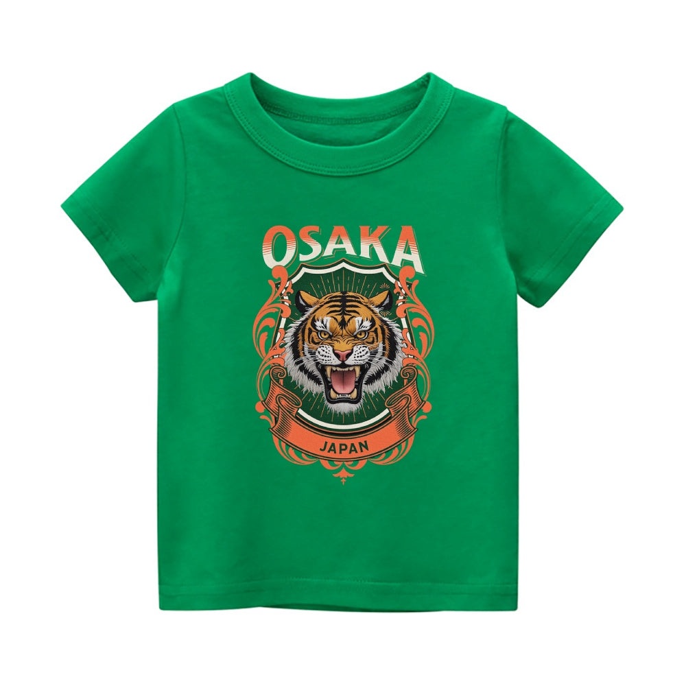 Osaka Tiger Vintage Kids Cotton T-shirt