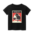 Ramen Cat Vintage Kids Cotton T-shirt