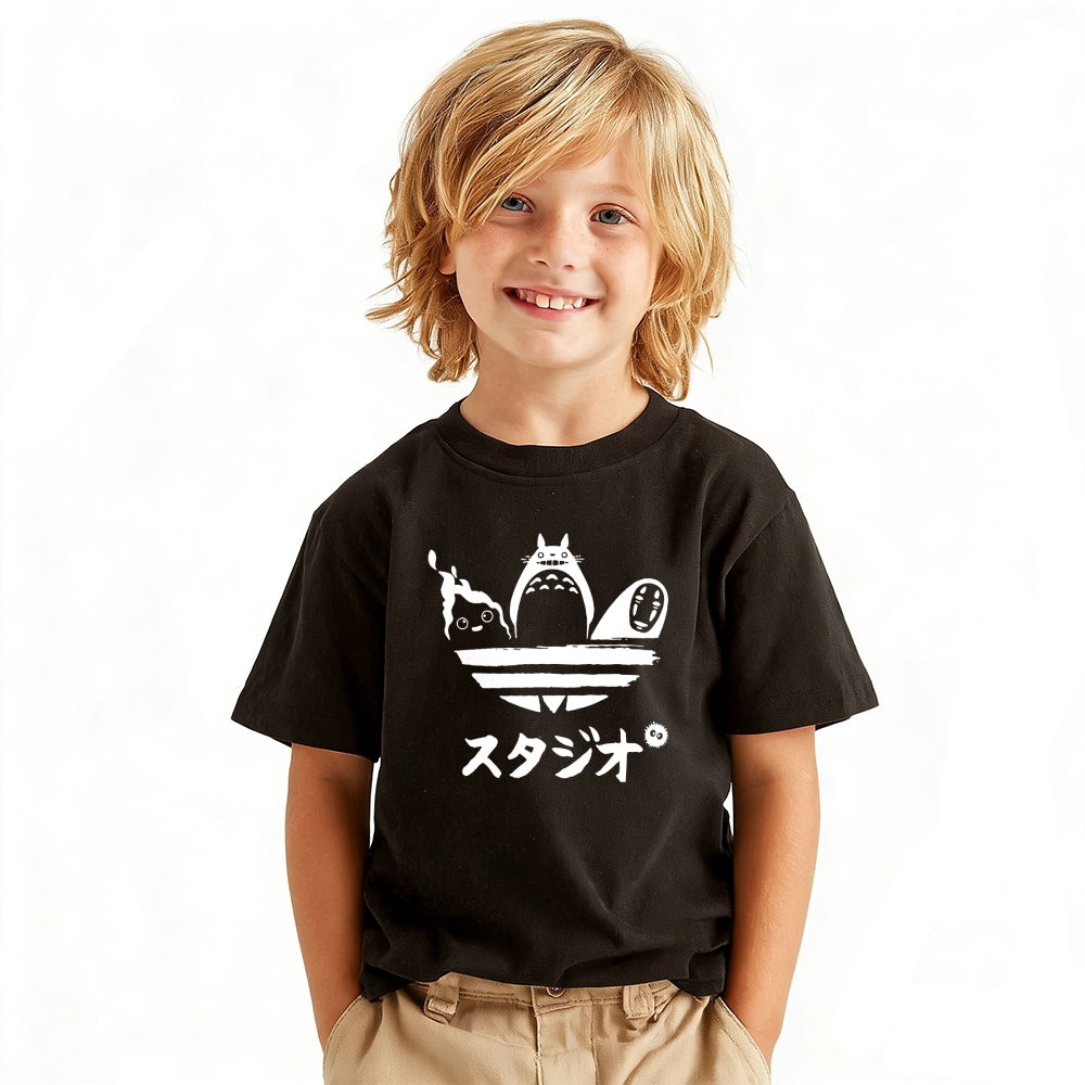 Ghibli Vintage Kids Cotton T-shirt