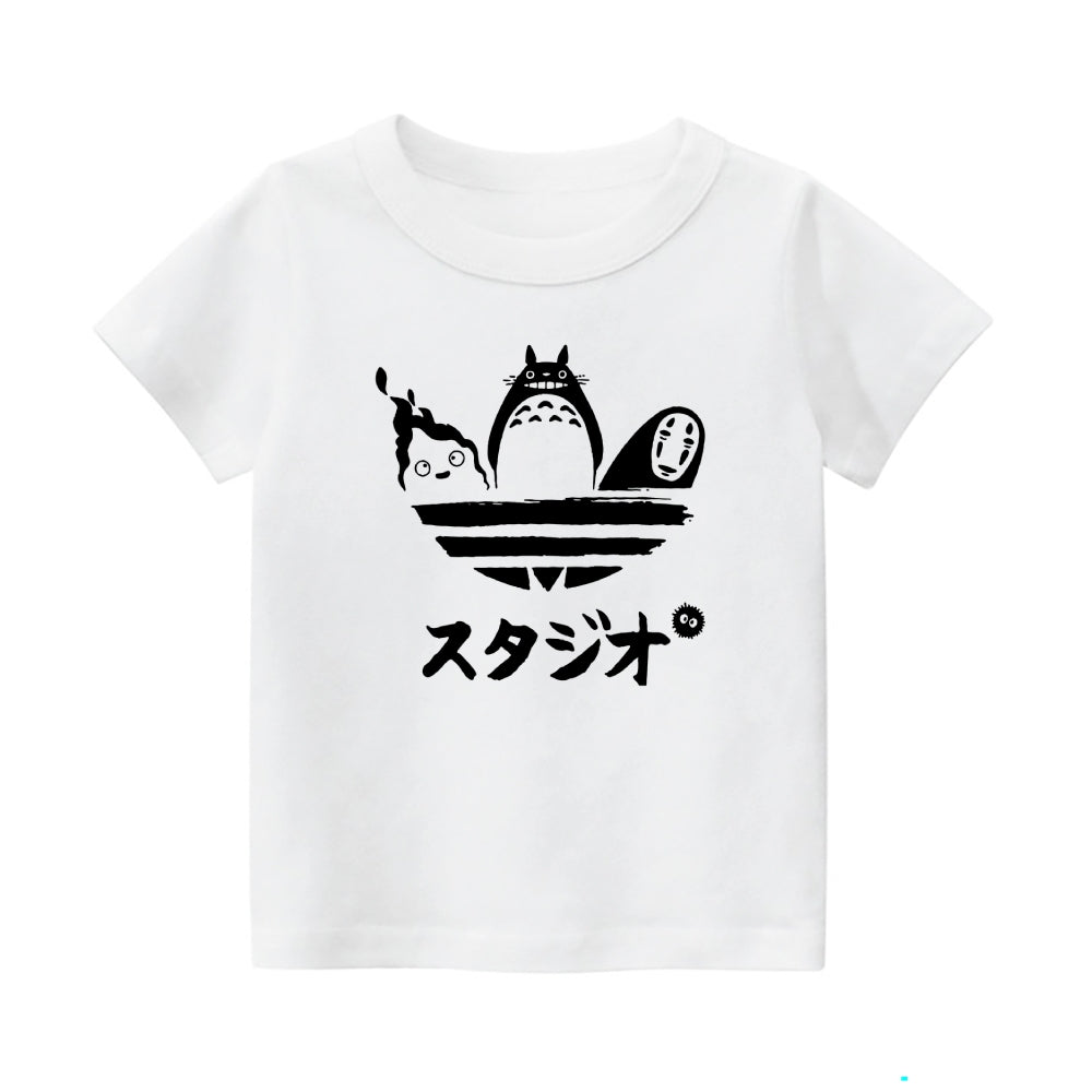 Ghibli Vintage Kids Cotton T-shirt