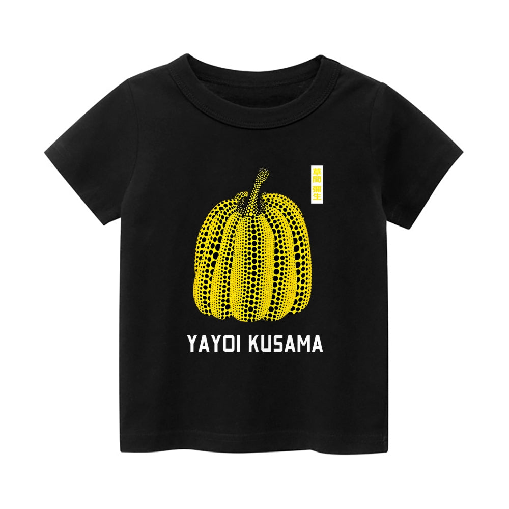 Yayoi Kusama Pumpkin Vintage Kids Cotton T-shirt