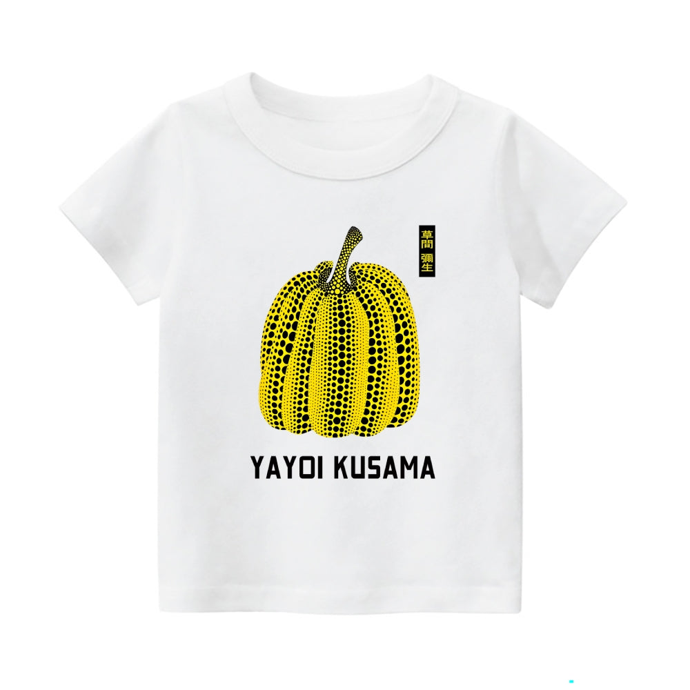 Yayoi Kusama Pumpkin Vintage Kids Cotton T-shirt