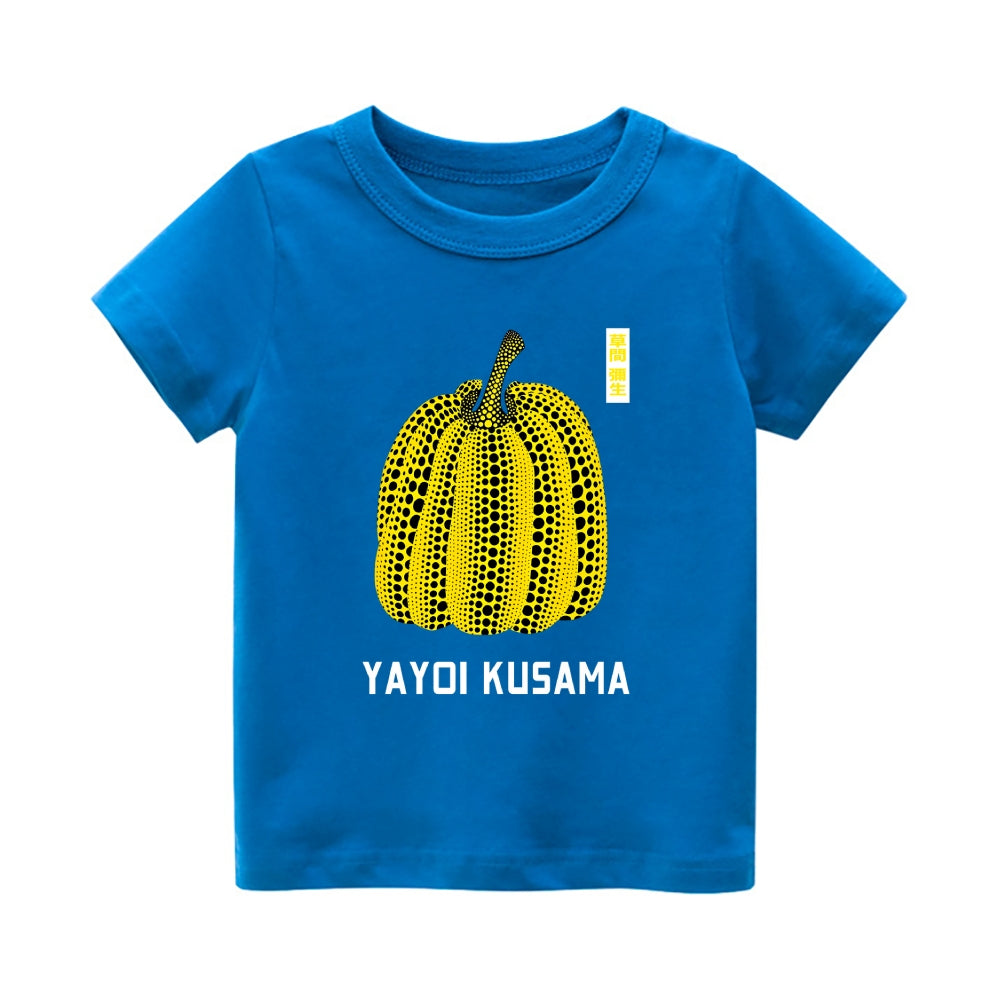 Yayoi Kusama Pumpkin Vintage Kids Cotton T-shirt