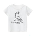 Christmas Cat Vintage Kids Cotton T-shirt