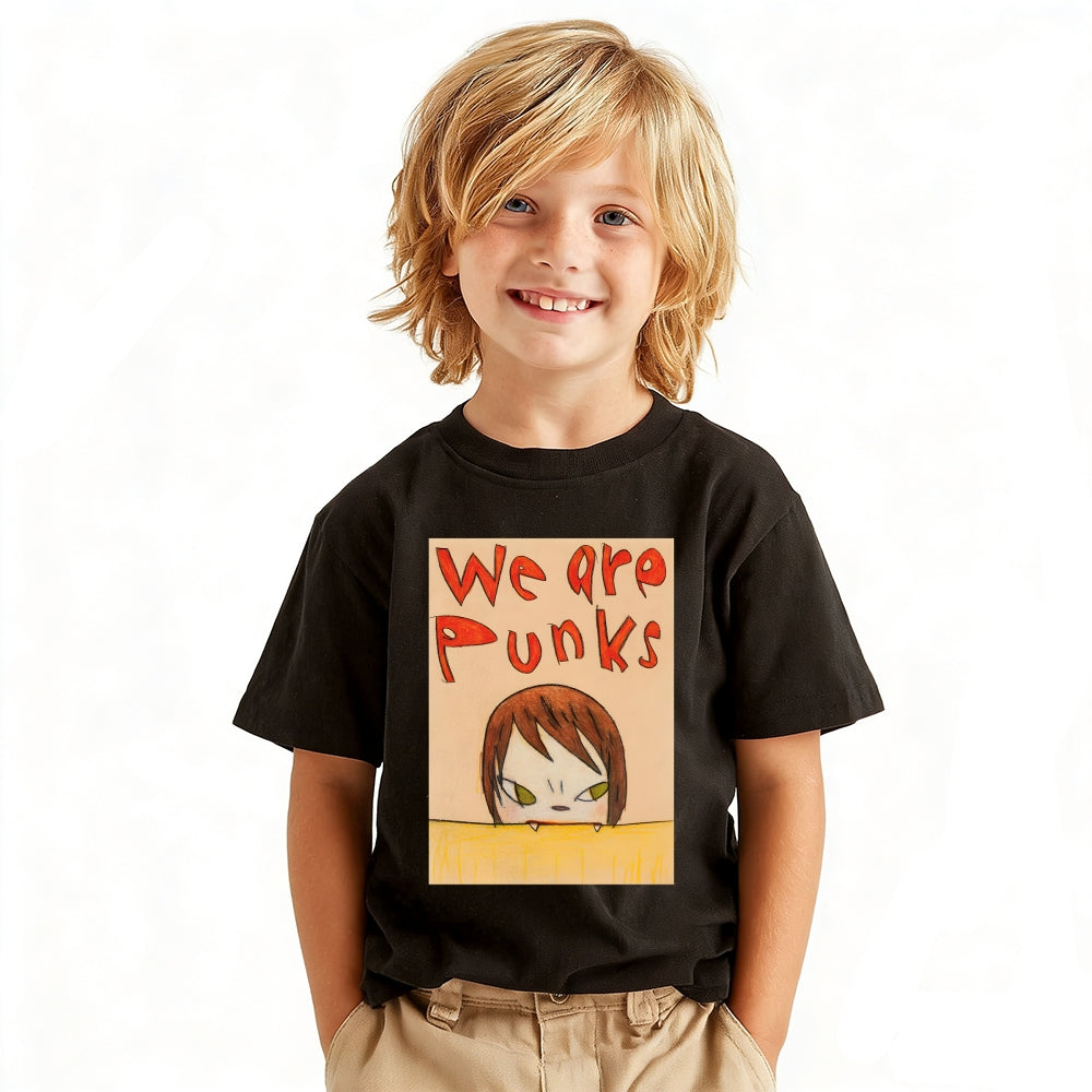 Yoshitomo Nara Vintage Kids Cotton T-shirt